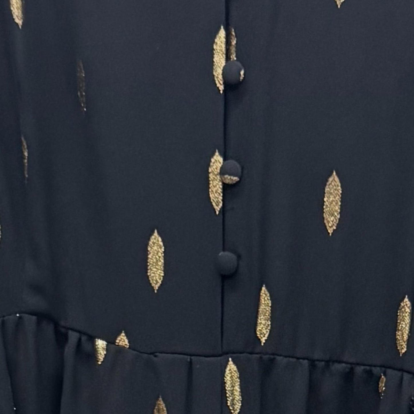 MSK Elegant Black and Gold Jumpsuit