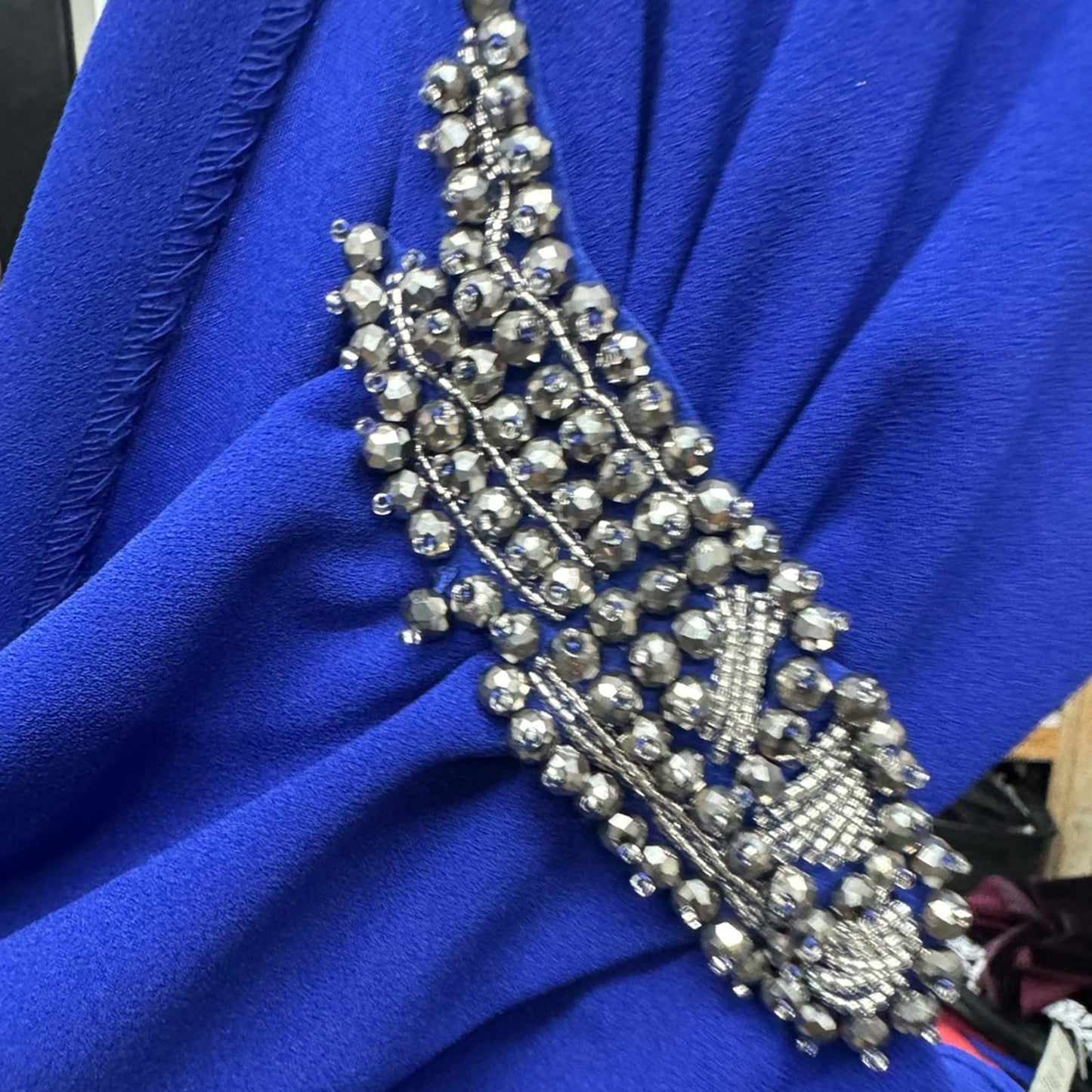 Alex Evenings Royal Blue Maxi Dress