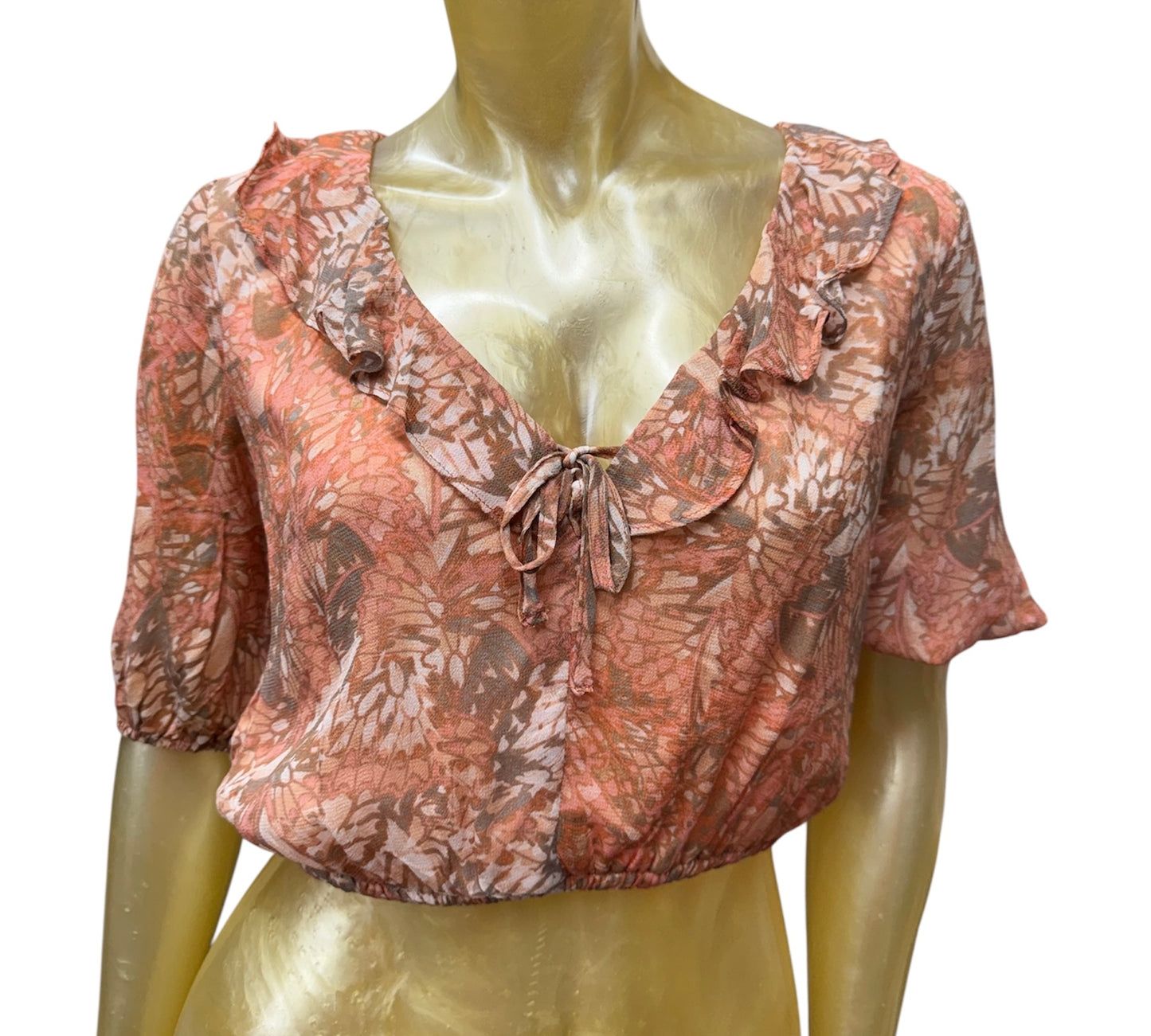 Sage Women's Floral Crop Top