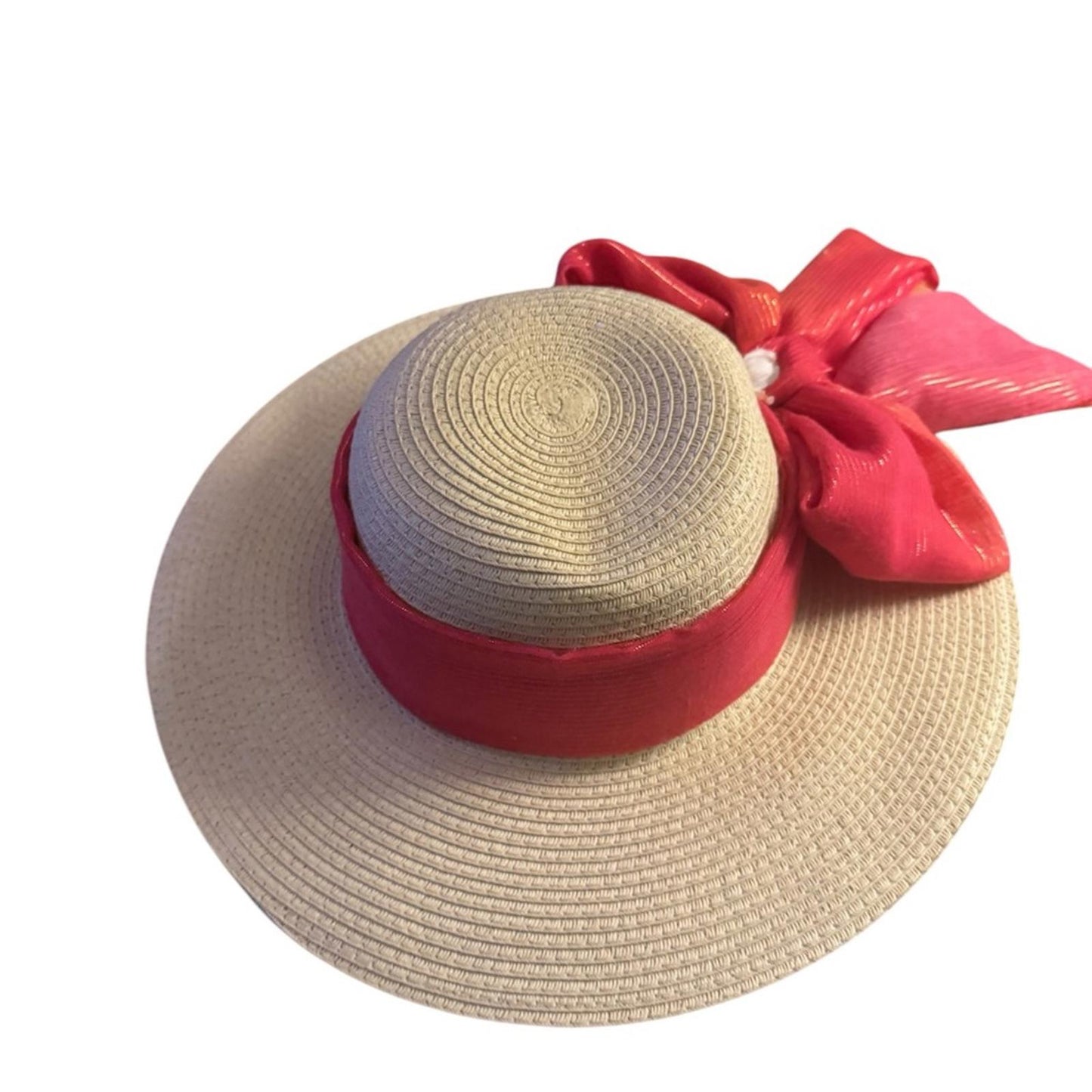 Style & Co. Elegant Tan & Pink Women's Sun Hat