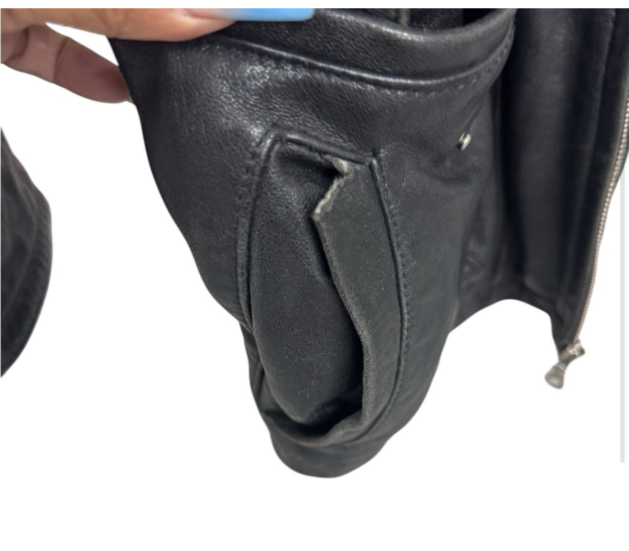 Men's Black Leather Jacket