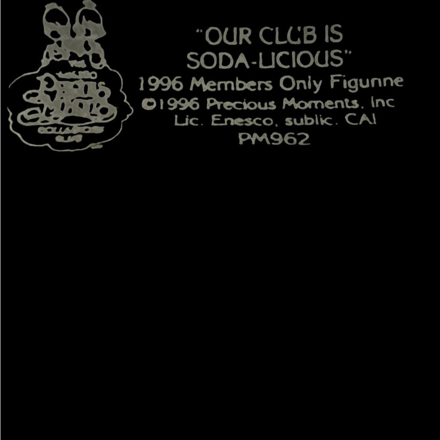 “ our club is soda-licious“ Figurine
precious moments