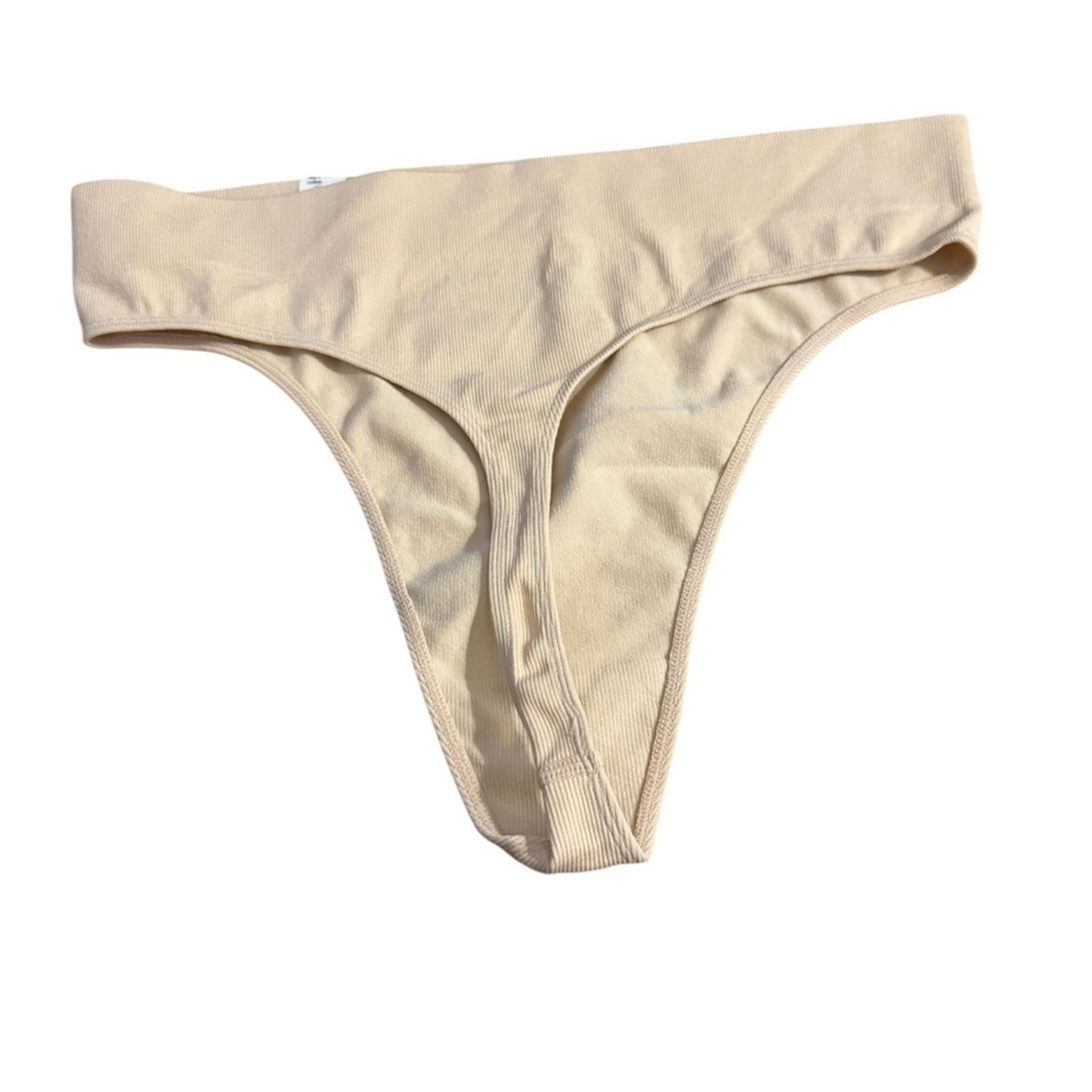 Jenni Seamless Ribbed Hi-Cut Thong