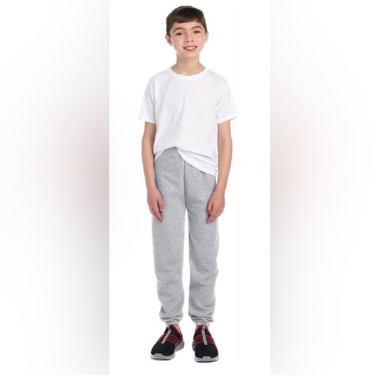 Gray Athletic Sweatpants with Tapered Ankles