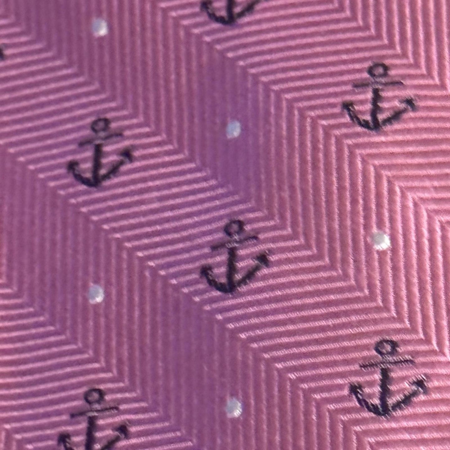 B by Brooks Brothers Anchor Pattern Pink Tie