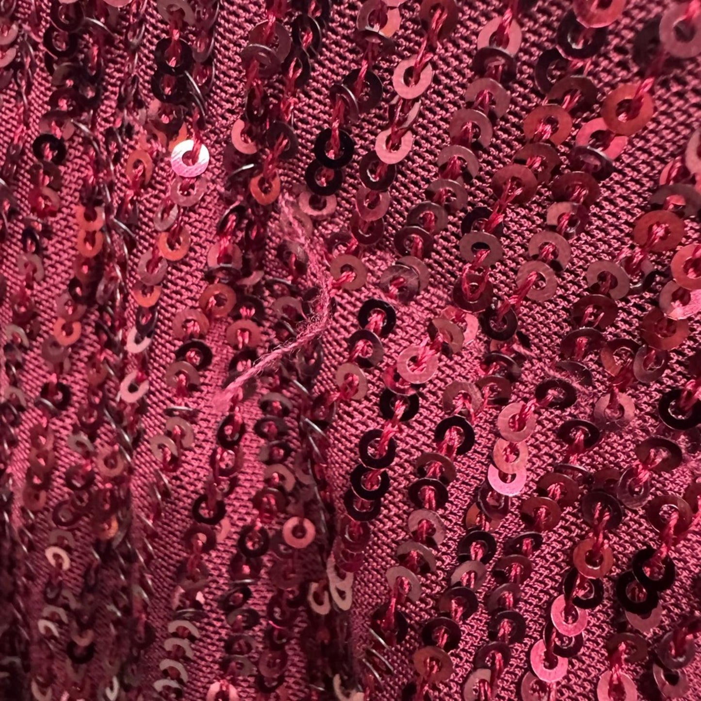 Vince Camuto Burgundy Sequin Pencil Skirt