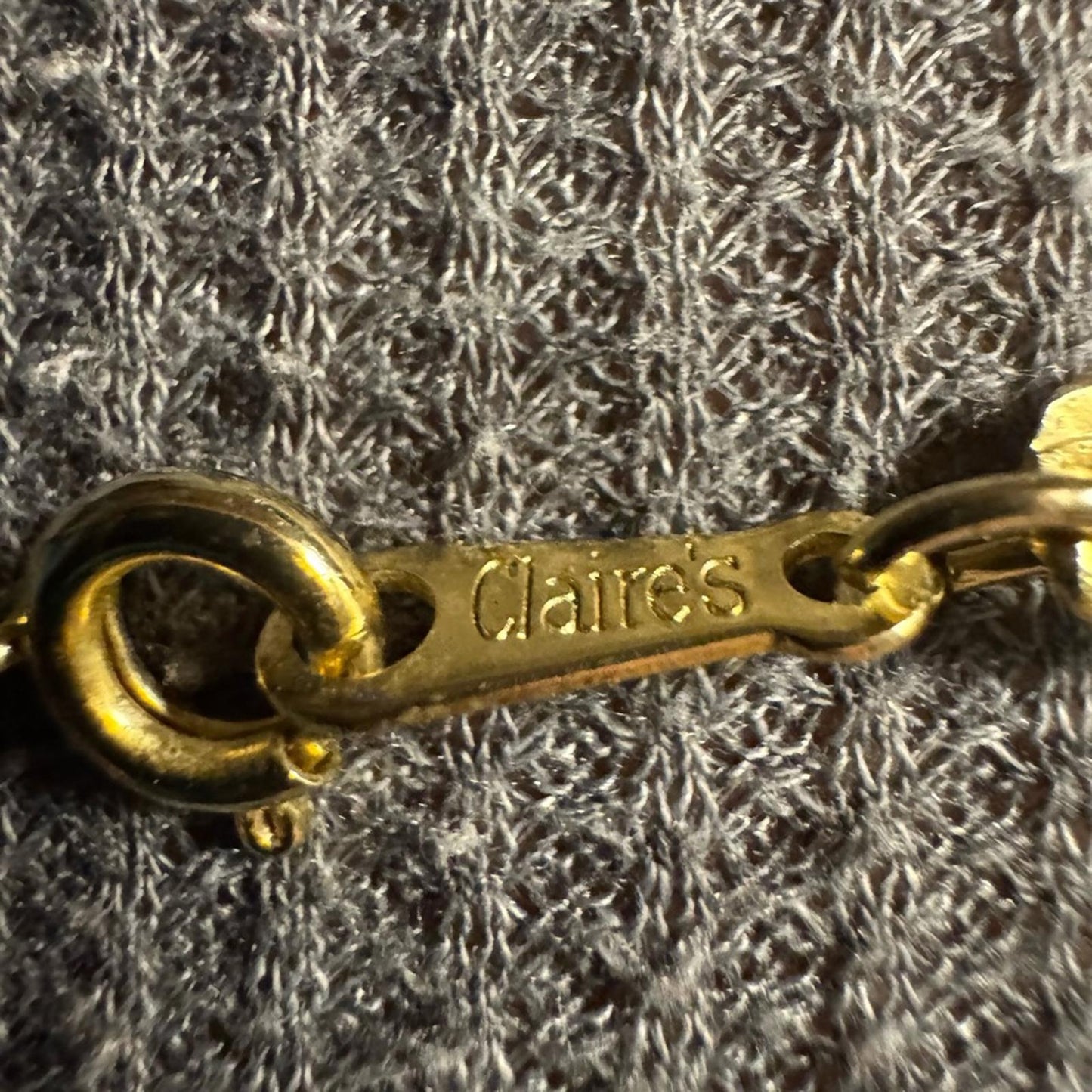 Claire's Sleek Gold Necklace for Women