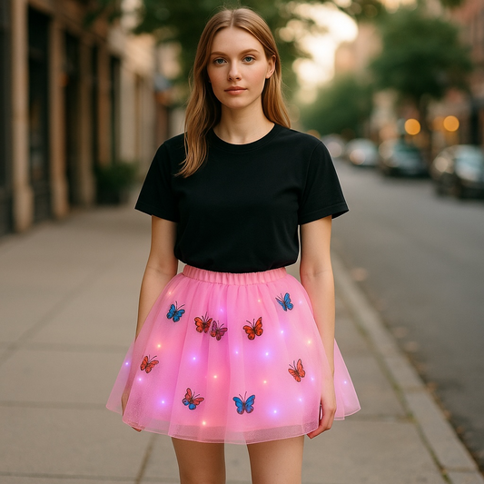 Women’s Tutu Skirt Butterfly Light up Skirt