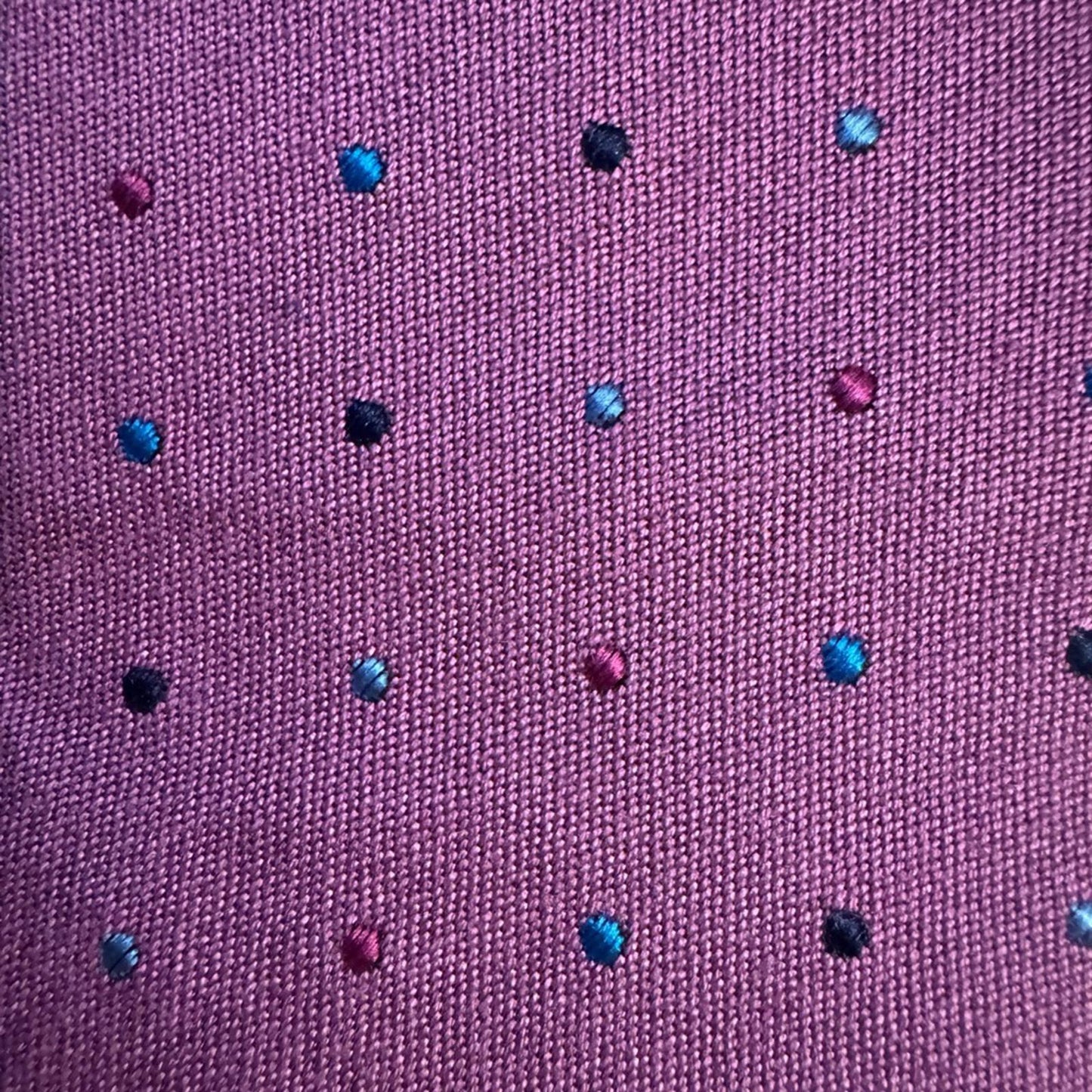 Unck Label-Elegant purple Polka Dot Tie