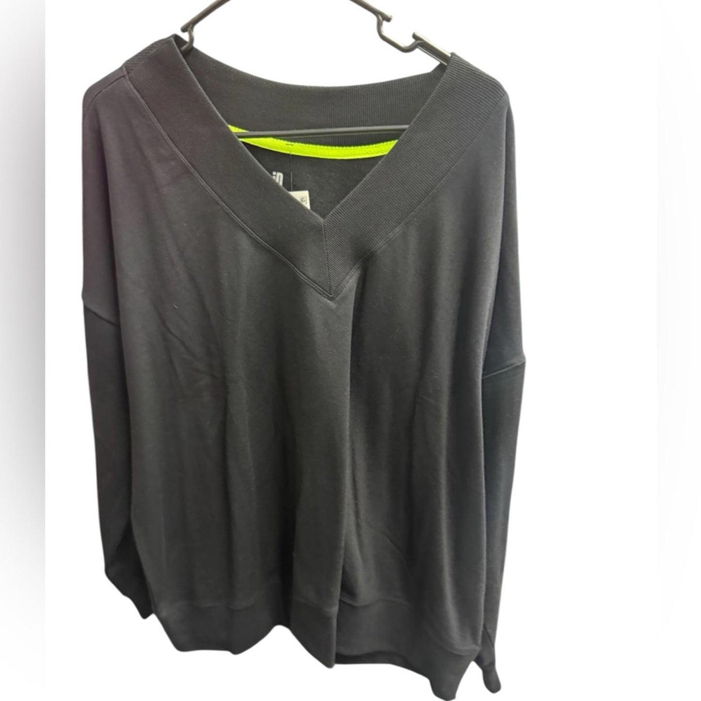 Ideology Women's Black V-Neck Sweater