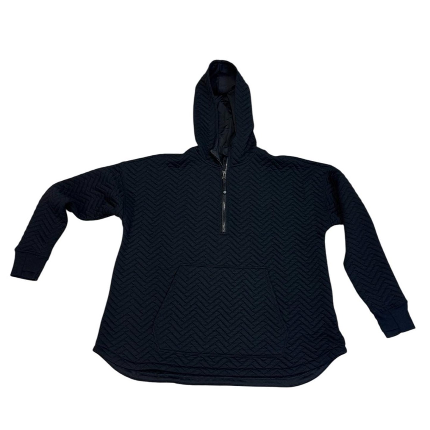 Ideology Black Quilted Hoodie