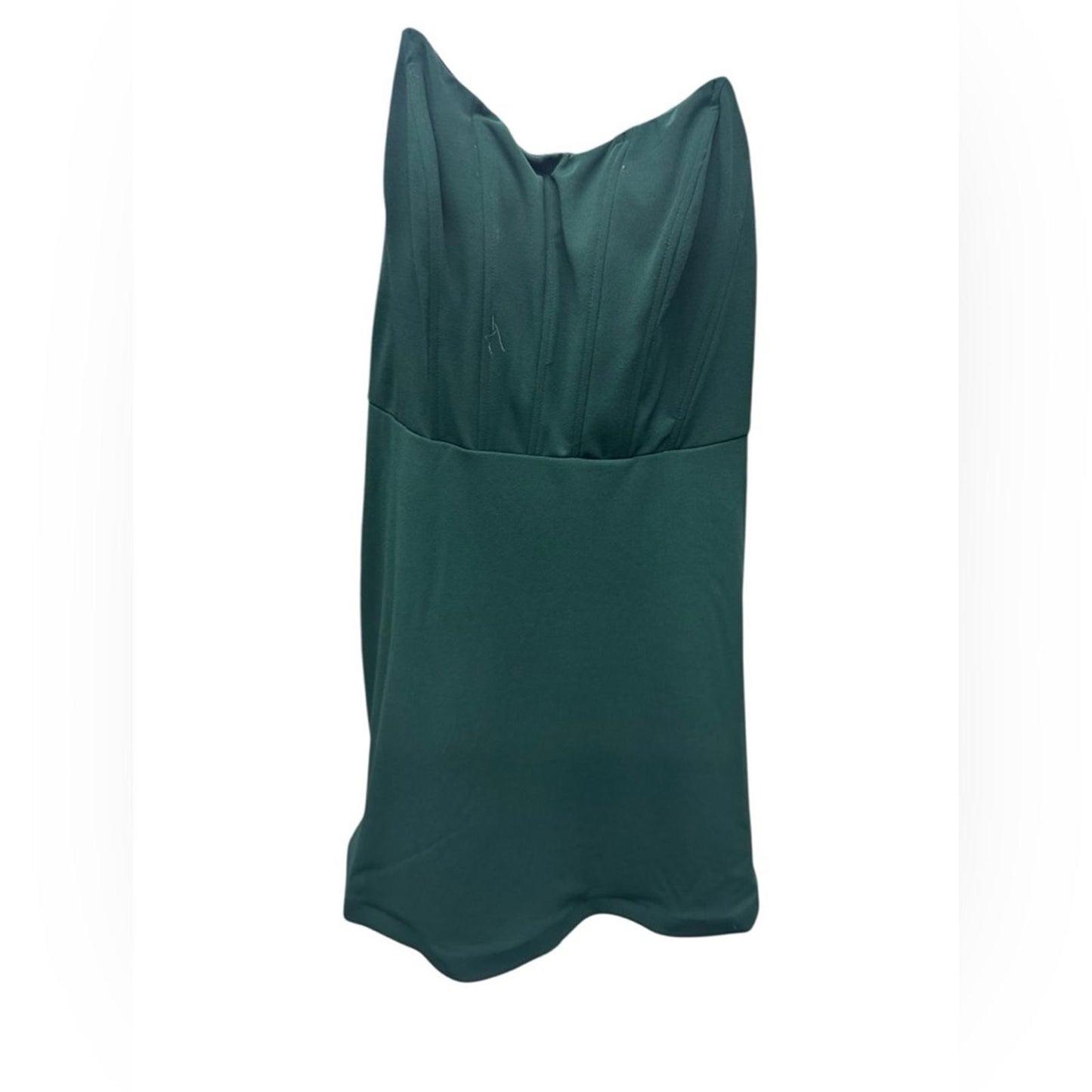 B Darlin Strapless Dress in Deep Green