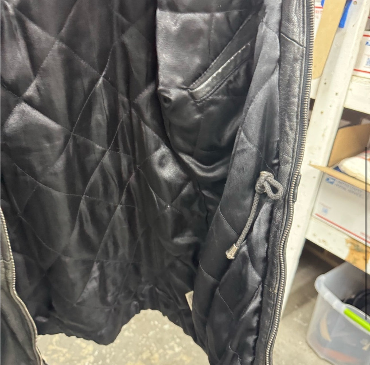 Men's Black Leather Jacket