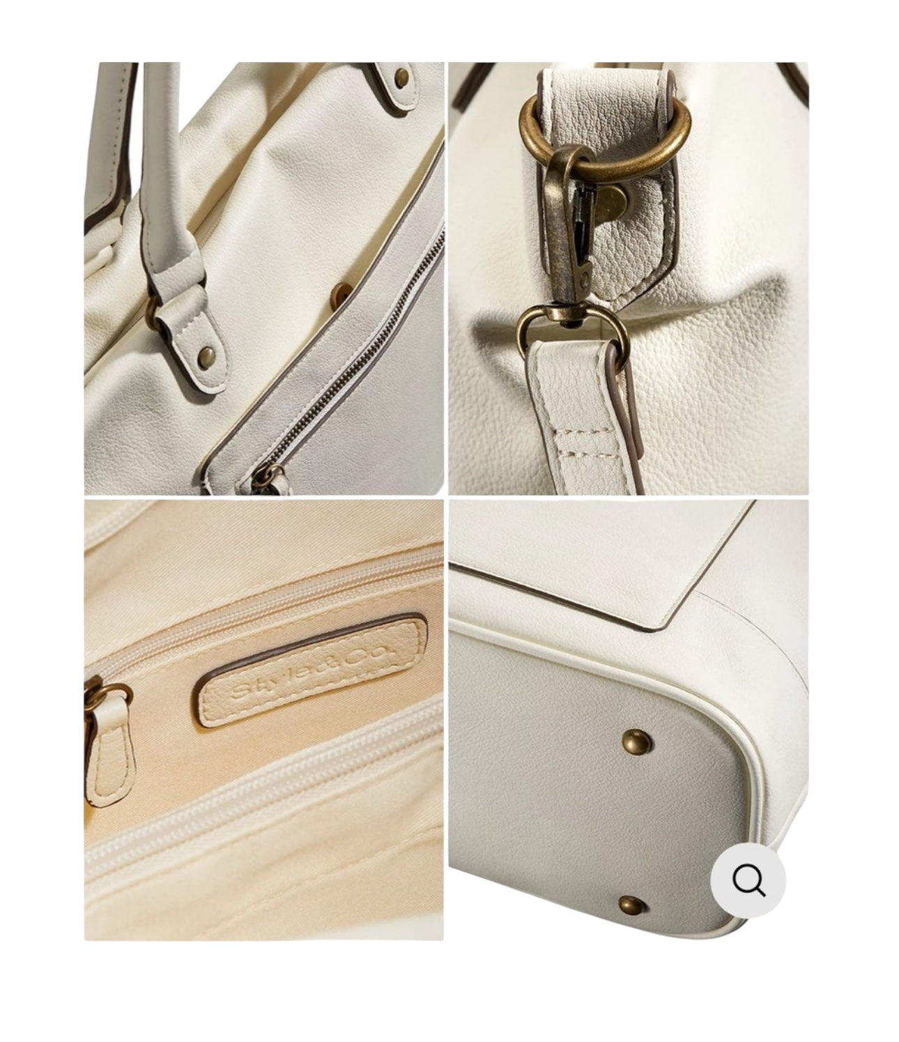 Style & Co. Elegant Cream Tote Bag