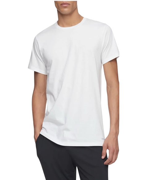 Calvin Klein White Cotton Undershirts