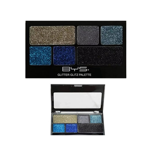 BYS Glitter Eye Creme -Glitter Glitz Palette-Azure Blaze