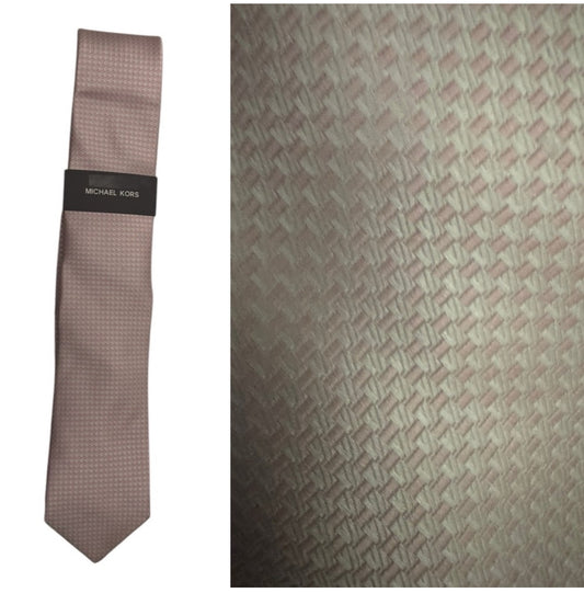 Michael Kors Pink Patterned Men's Tie