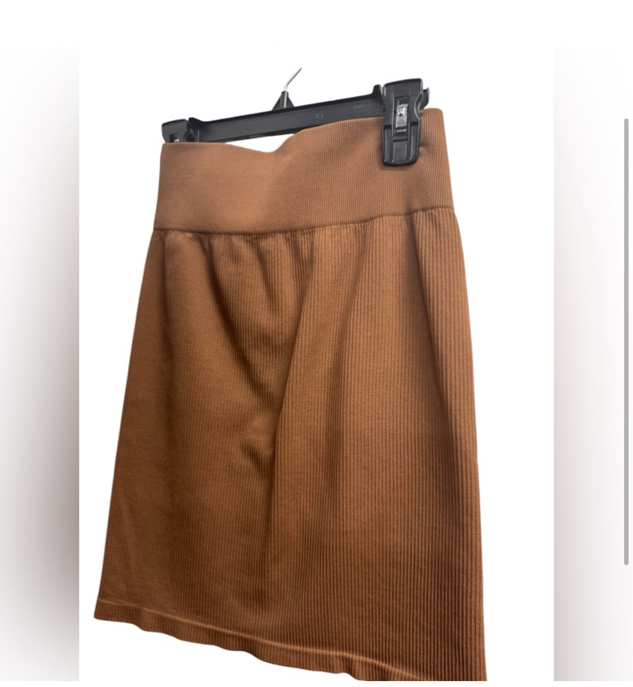 Women Skirts Basic Versatile Stretchy Casual High Waist Mini Skirt