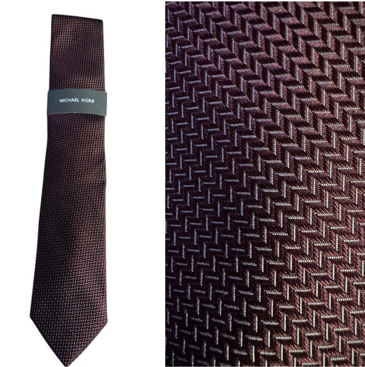 Michael Kors Men's Burgundy Tie