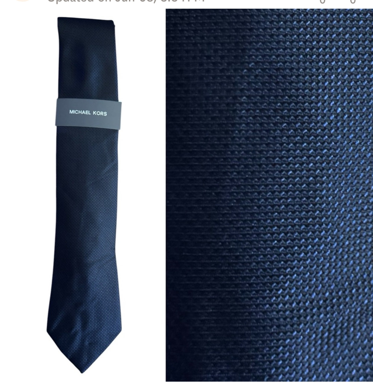 Michael Kors Navy Blue Tie
