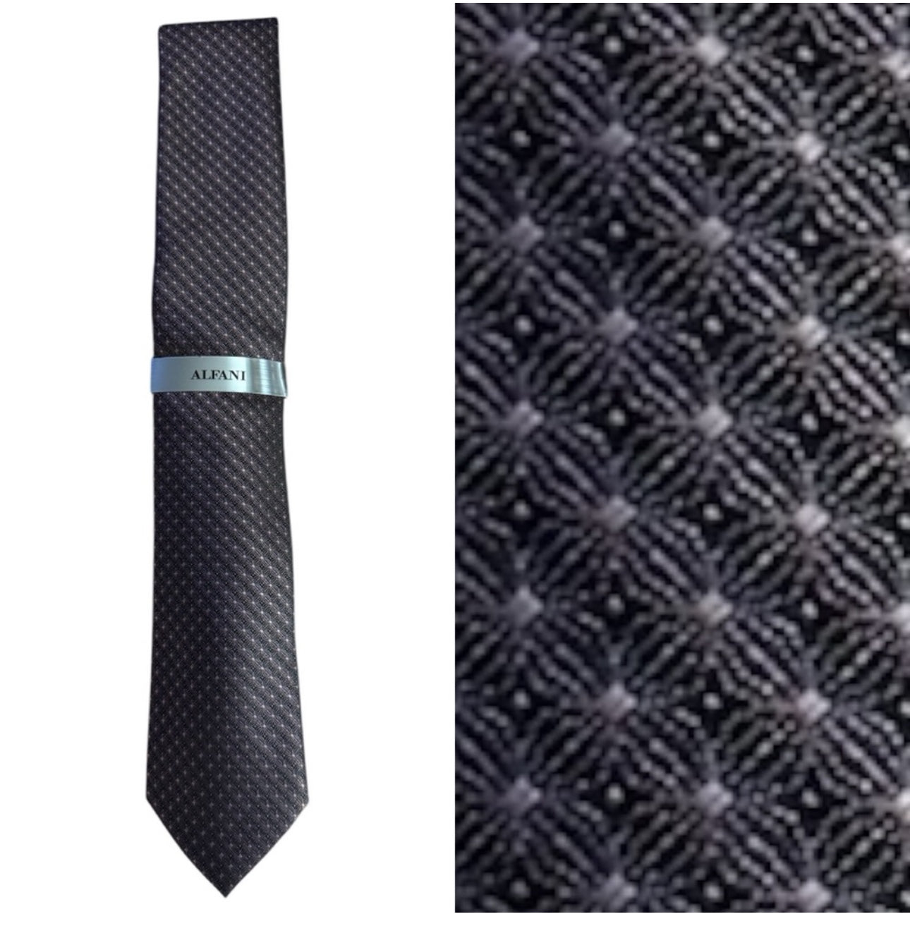 Alfani purple Patterned Men's Tie