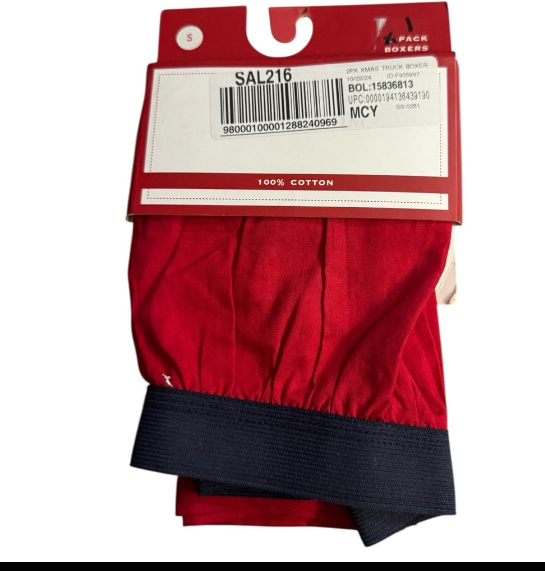 Club Room Vibrant Red Boxers