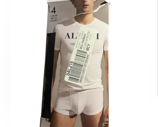 Alfani Men's Black Crew neck Black T-Shirt