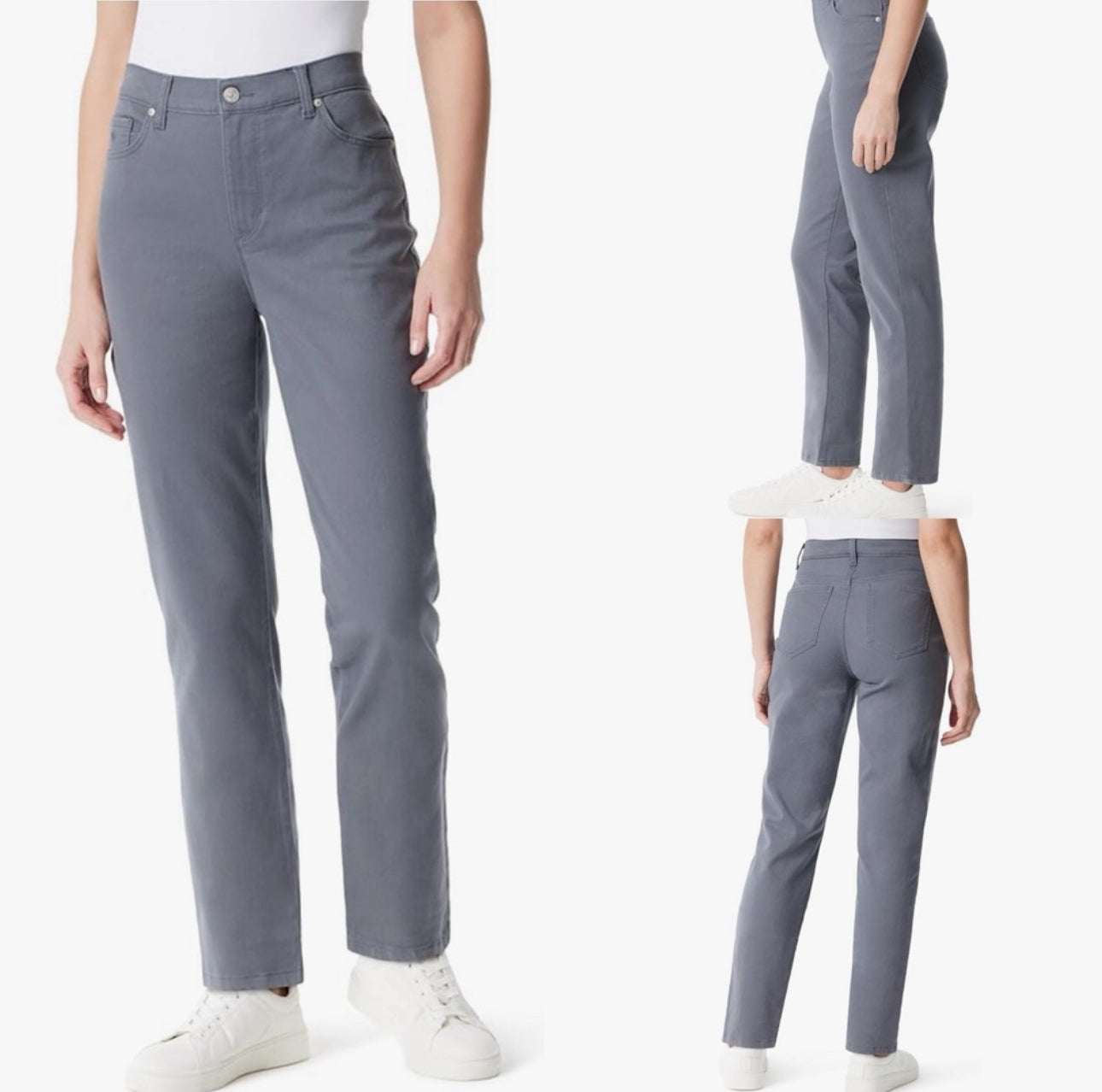 Gloria Vanderbilt Amanda Women's Gray Jeans