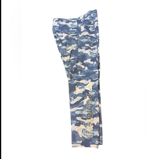 Pre-Loved Reebok Blue Camouflage Women's Leggings