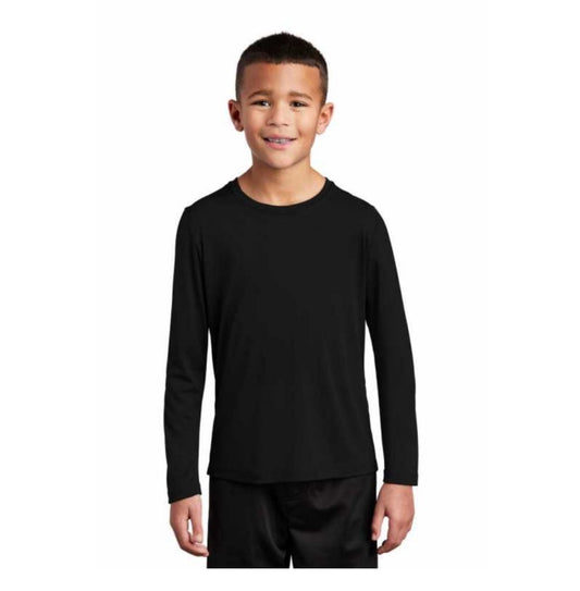 Classic Black Long Sleeve Crew Neck Tee