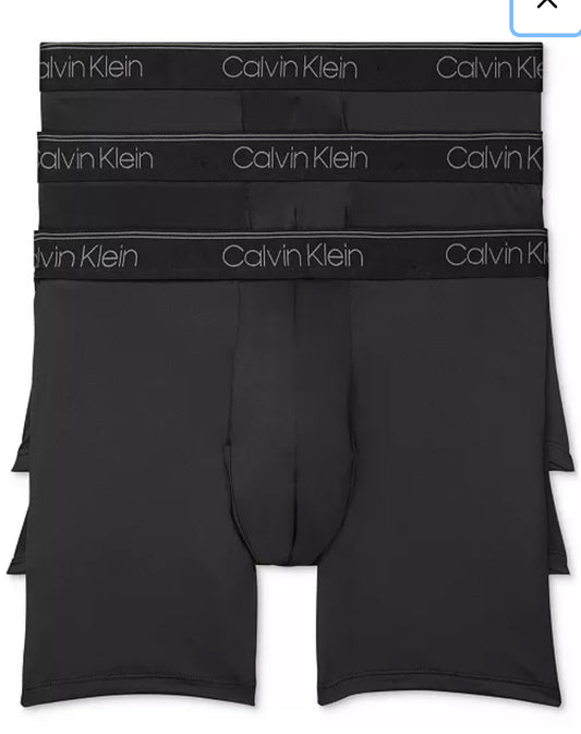 Calvin Klein Black Boxer Briefs Microfiber Stretch
