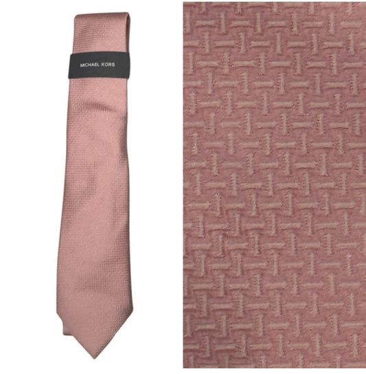 Michael Kors Pink Patterned Men's Tie