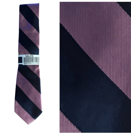 Club Room Striped Blue and Pink Men's Tie