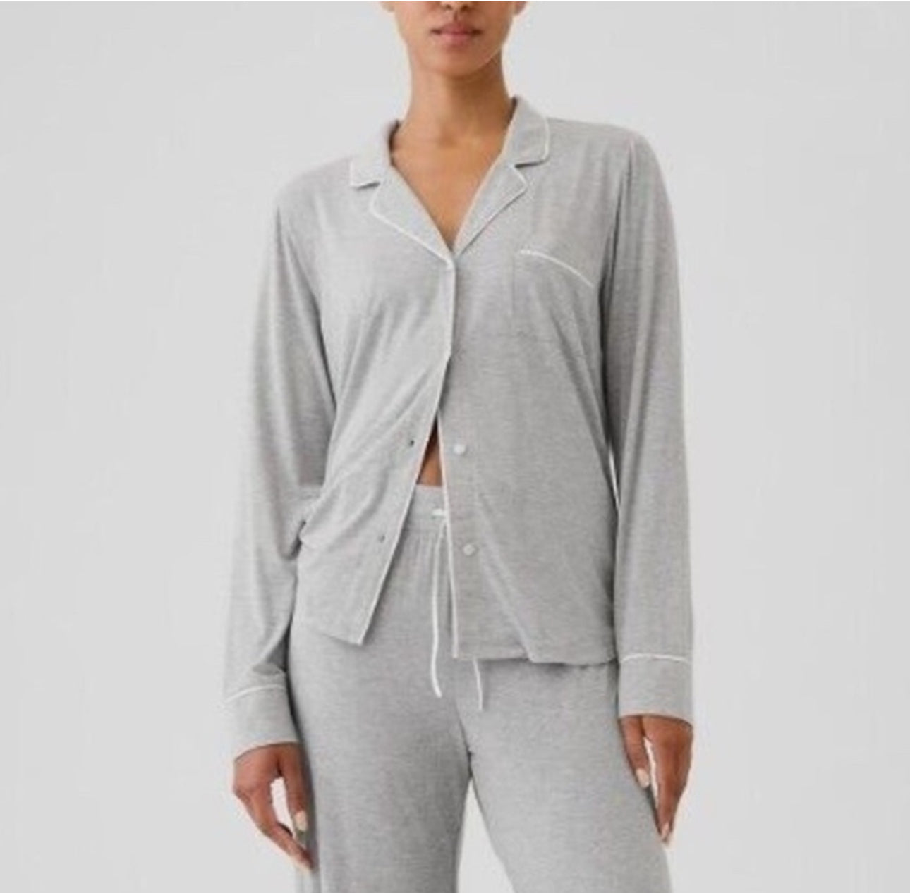 Gap body Women's Gray Pajama Top
