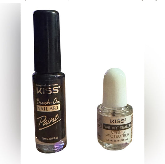 KISS Nail Art Paint and Sealer Set