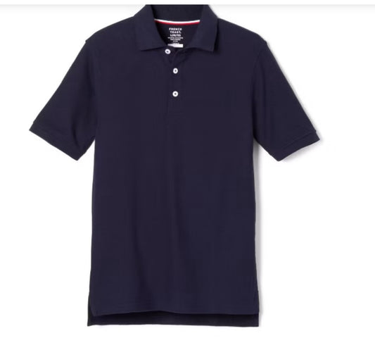 French Toast School Uniform Co-Ed Short Sleeve Pique Polo