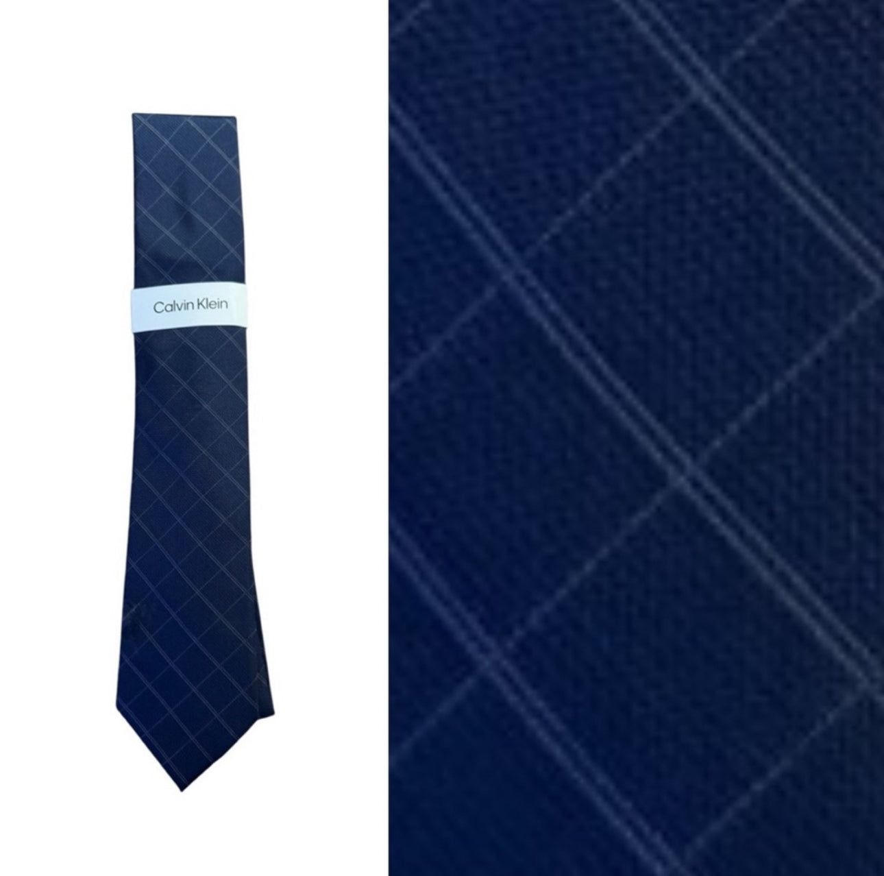 Calvin Klein Navy Blue Men's Tie