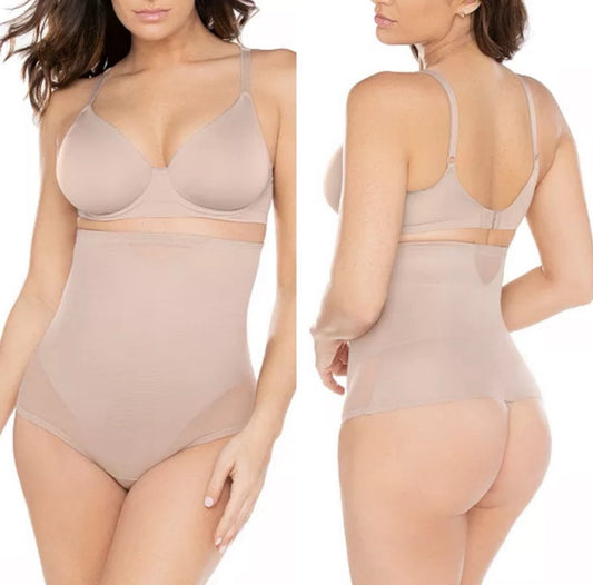 Miracle suit woman’s sexy sheer extra firm high waisted thong