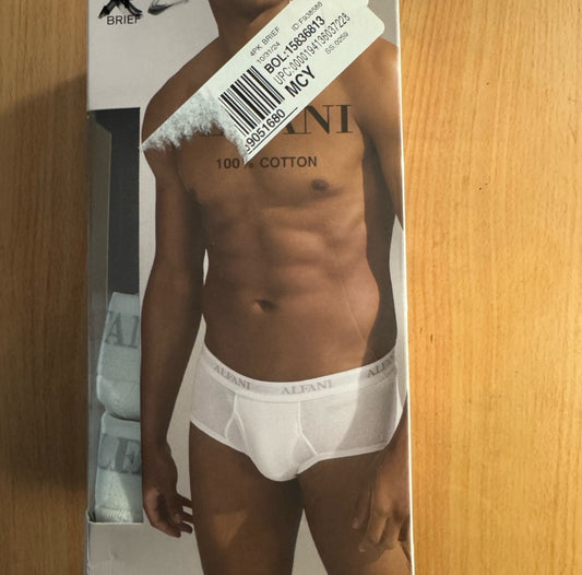 Alfani White Classic Briefs