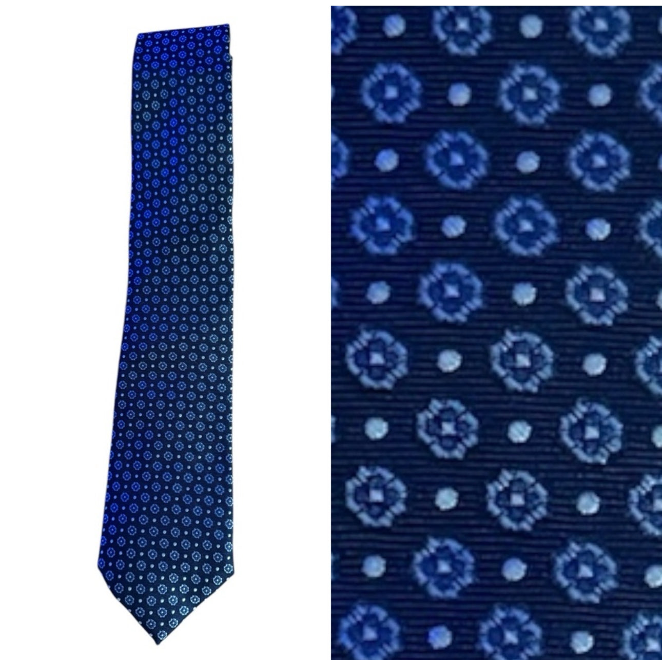 Tommy Hilfiger Elegant Blue Patterned Men's Tie