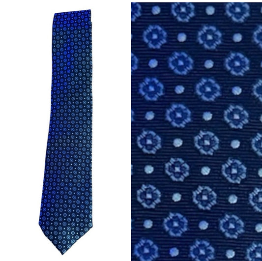 Tommy Hilfiger Elegant Blue Patterned Men's Tie
