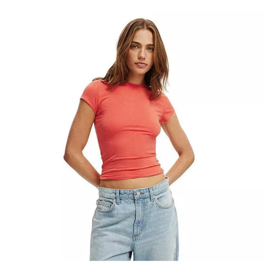 Cotton:On Ginger Spice Fitted Women's Top