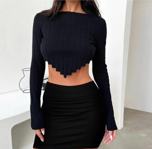 Women Skirts Basic Versatile Stretchy Casual High Waist Mini Skirt