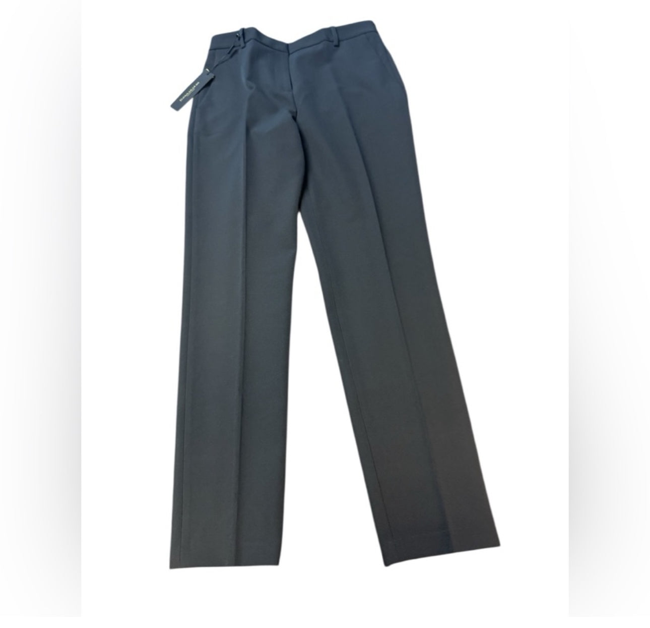 Donna Karan Midnight Black women’s high-rise straight legged pants