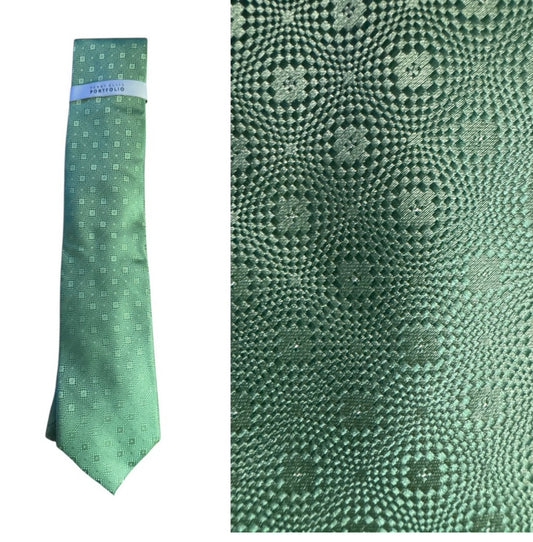 Portfolio, Green Patterned Tie