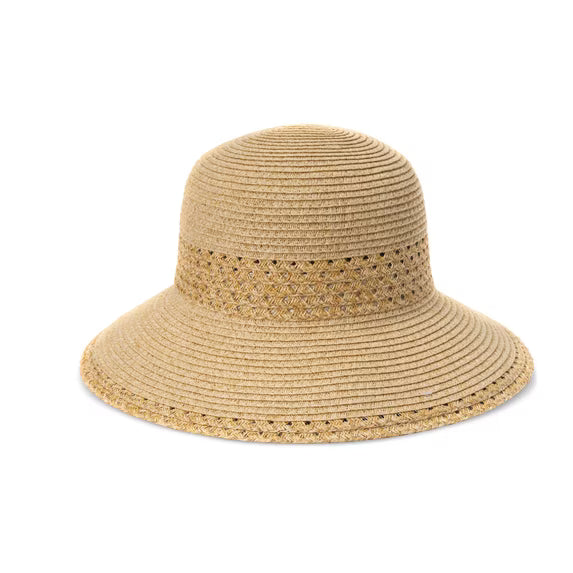 Giani Bernini Women’s Natural Straw Cloche Sun Hat