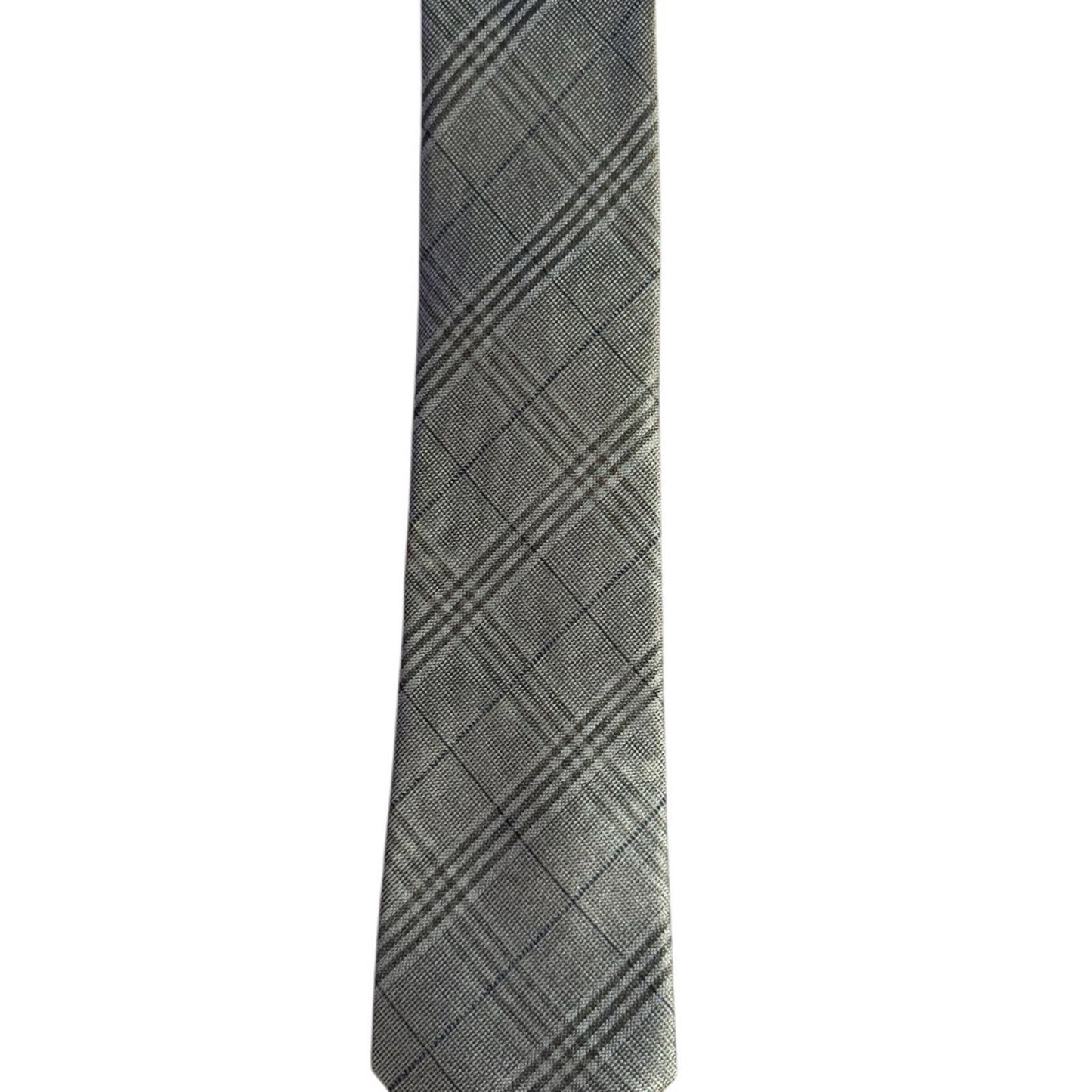 Tommy Hilfiger Gray Plaid Men's Tie