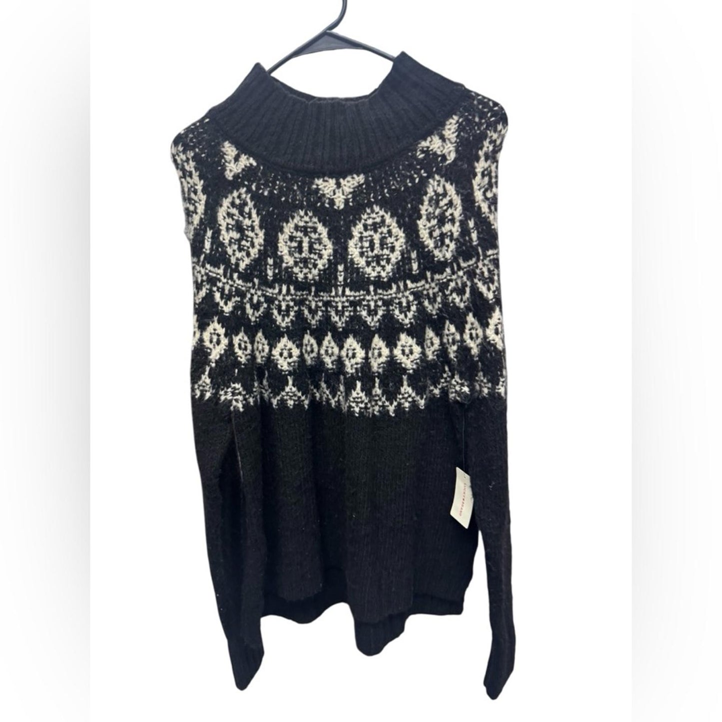 Lucky Brand Black and White Knit Sweater