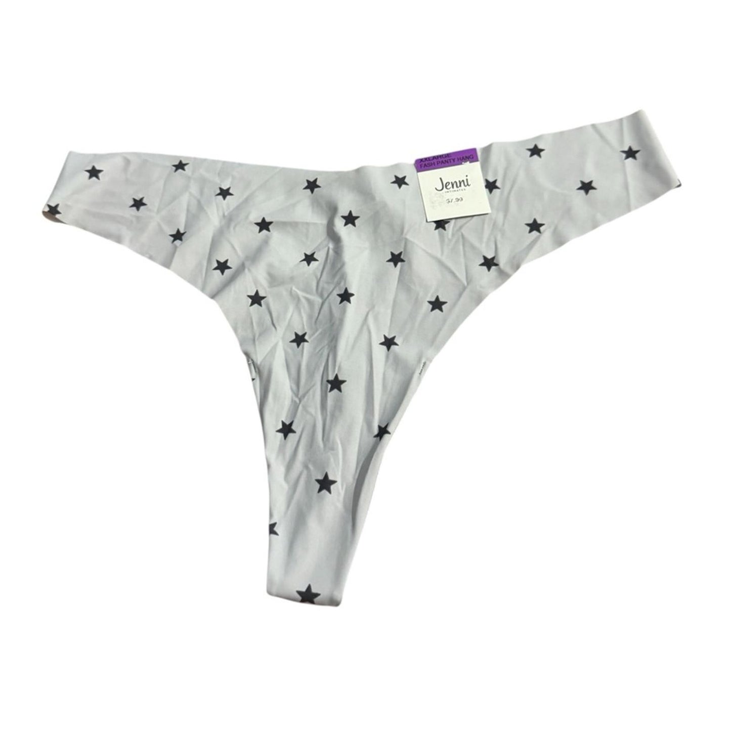 Jenni Women's seamless Thong Panties , Star Print