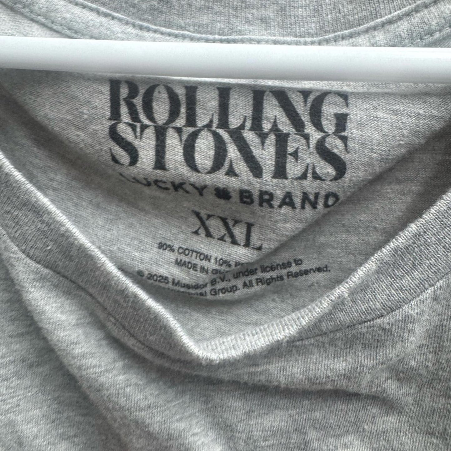 Lucky Brand Gray Graphic Short Sleeve Tee